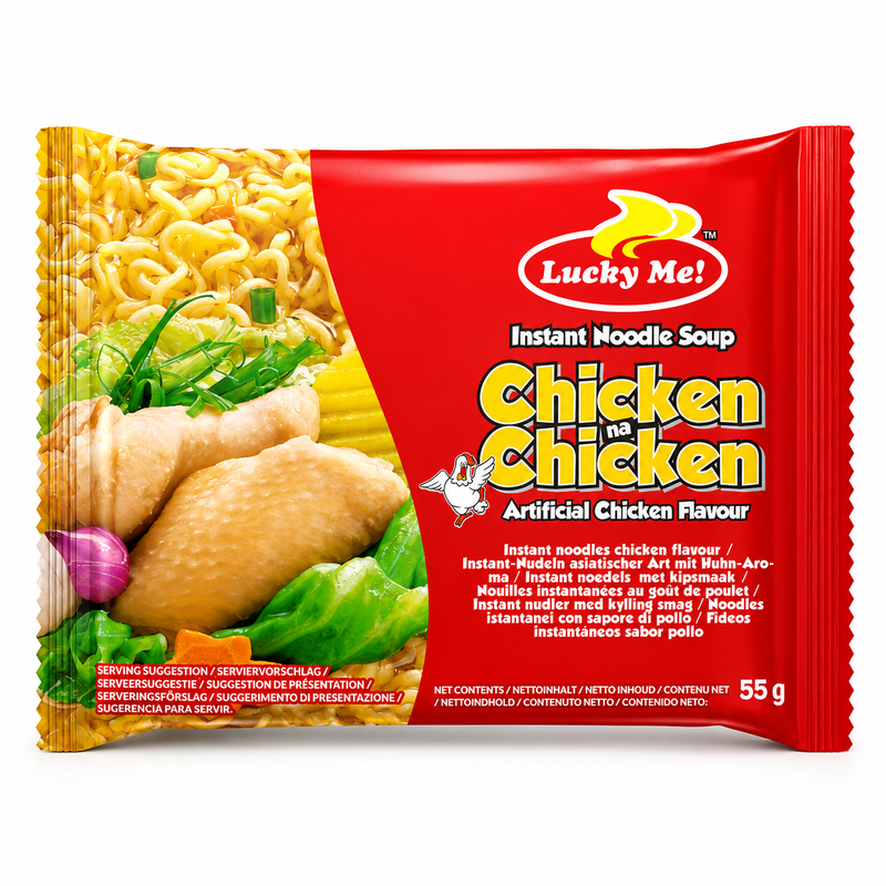 Lucky Me! Snabbnudlar Kycklingsmak 55g