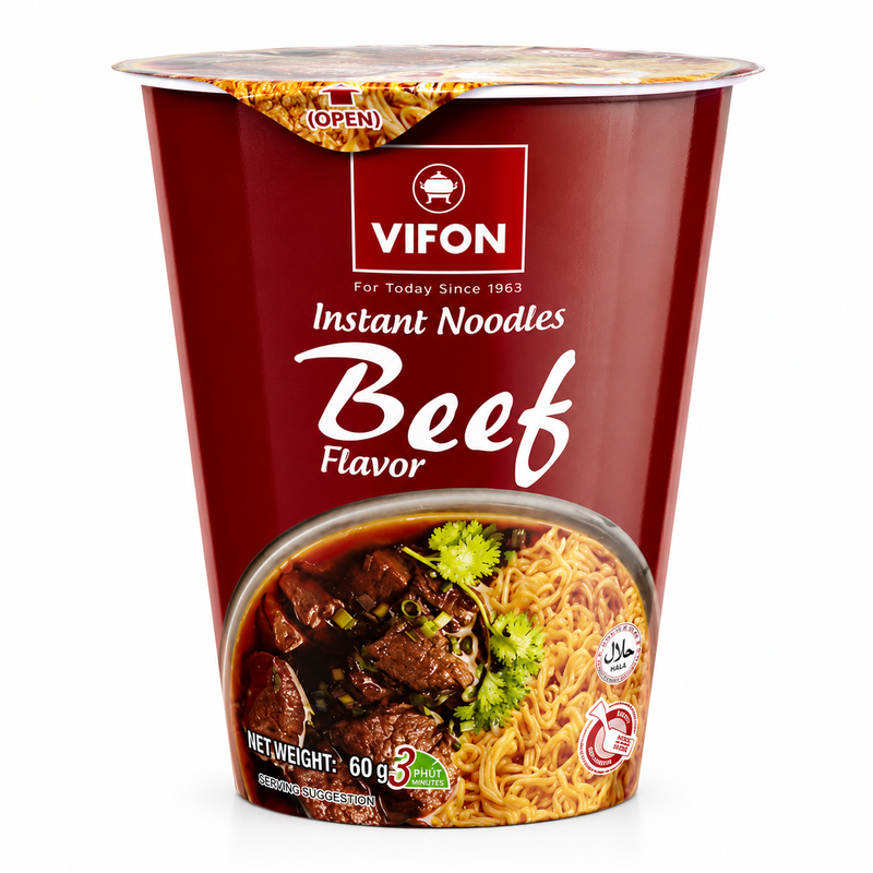 Vifon Cup Nudlar med Nötköttssmak 60g