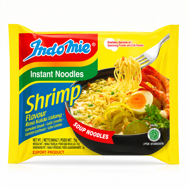 Indomie Instant Noodles Shrimp Flavour 70g