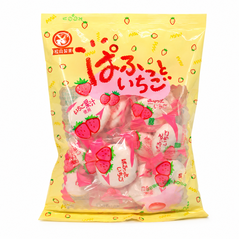 TENKEI Funwaka Marshmallow med Jordgubbskräm 97g