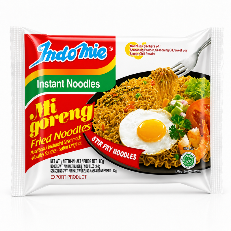 Indomie Instantnudlar Mi Goreng (Stekta Nudlar) 80g