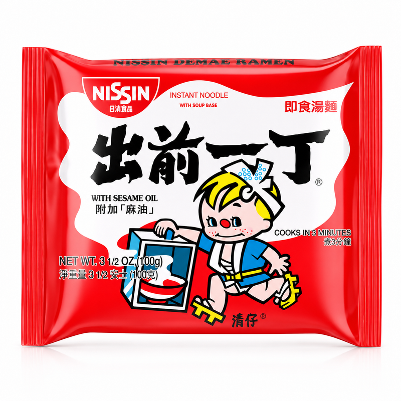 Nissin Instantnudlar med Sesamoljesmak 100g