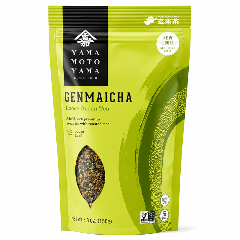Yamamotoyama Genmaicha Grönt Te med Rostat Ris 150g