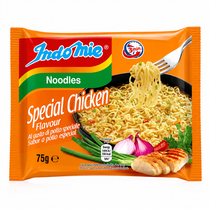Indomie Snabbnudlar Special Kycklingsmak 75g