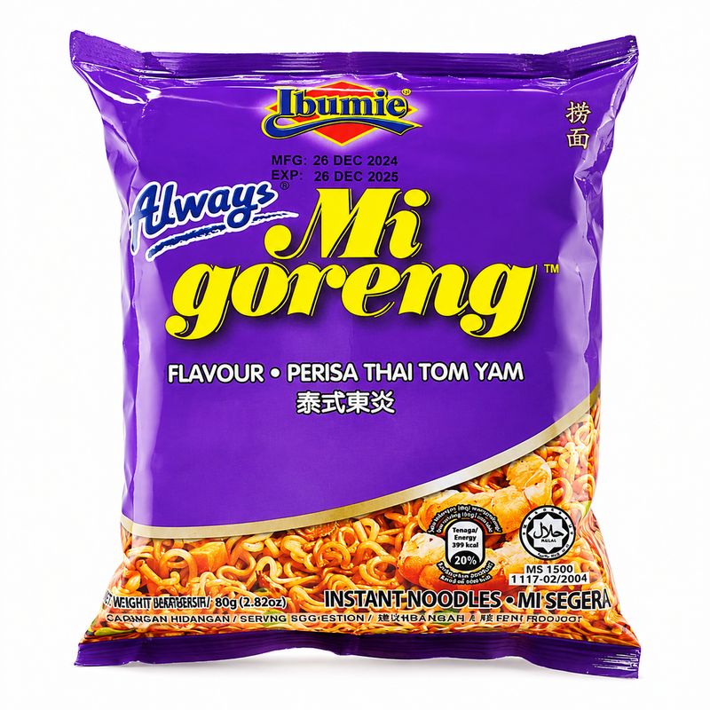 Ibumie Mi Goreng Thai Tom Yam 80g