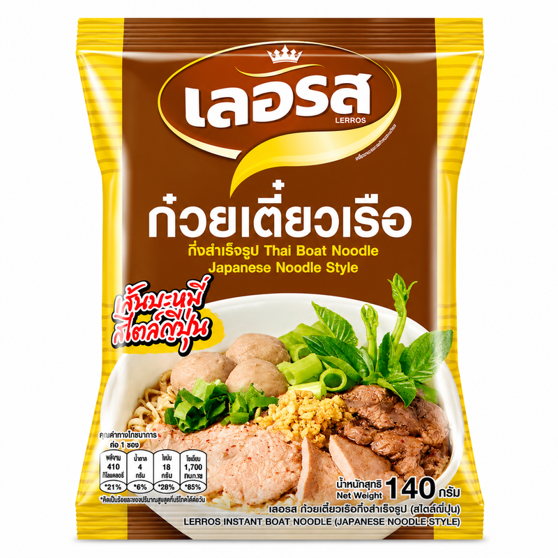 Lerros Japansk Stil Snabbnudlar 140g