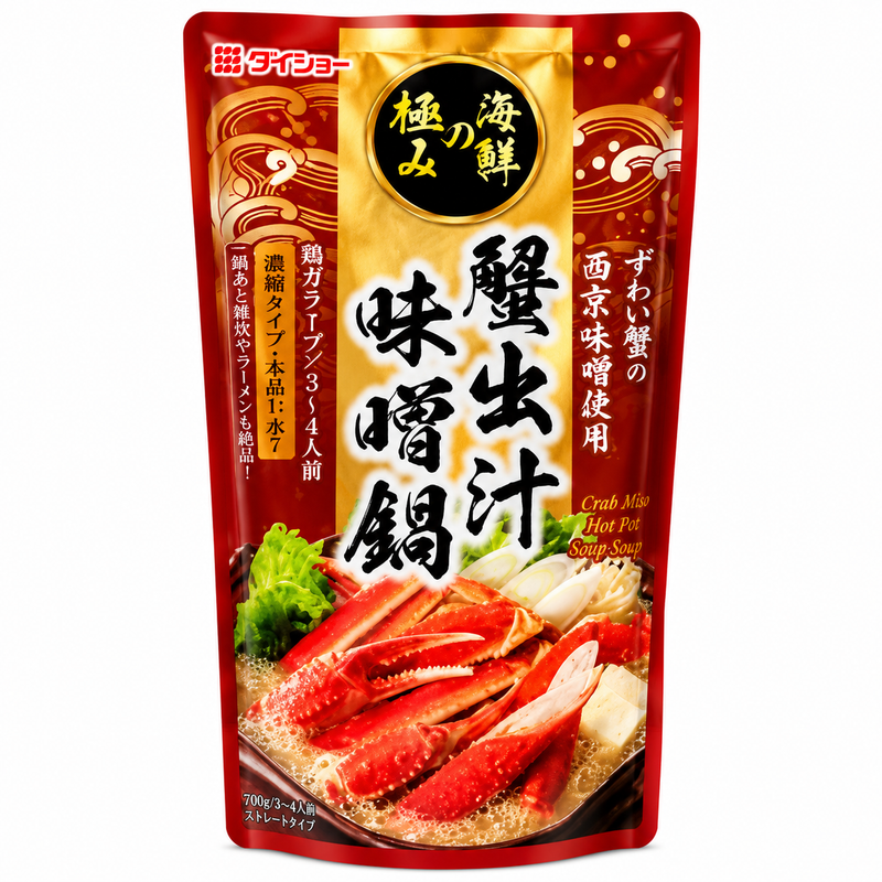 Daisho Japansk Hot Pot-bas med Krabbmiso 750g
