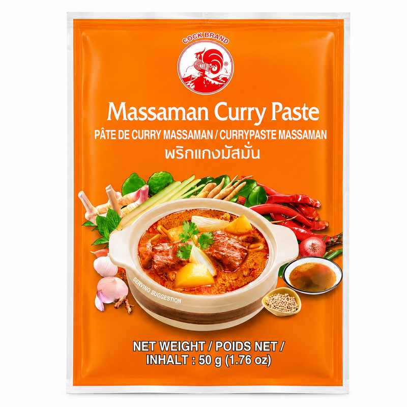 Cock Brand Massaman Curry Paste 鸡标牌马萨曼咖喱酱 50g