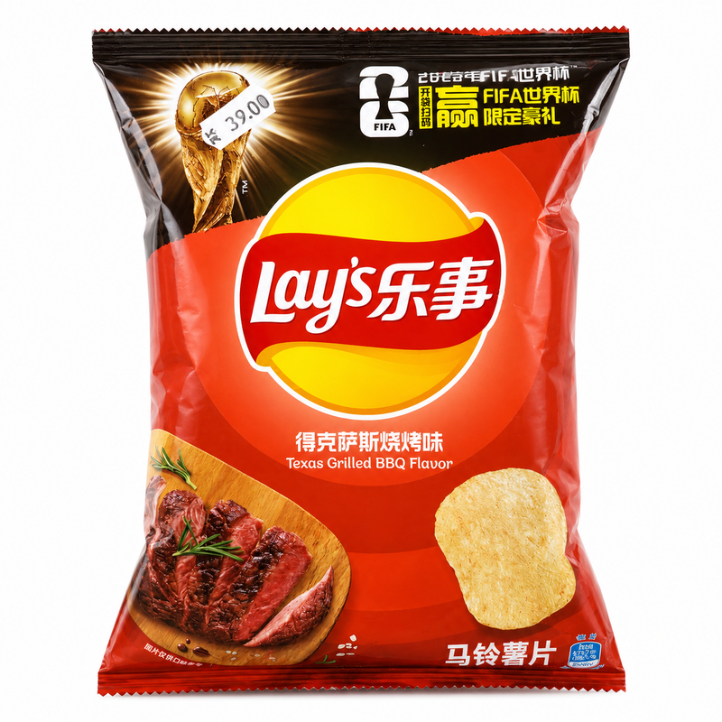 Lay's Potatischips med Texas BBQ-smak 70g