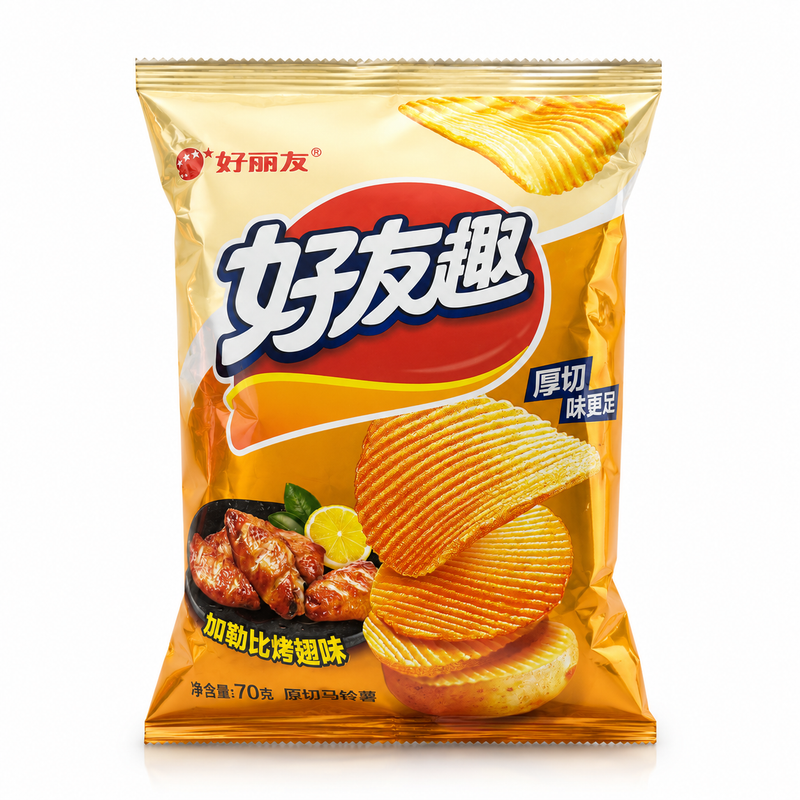 Orion Potatischips med Rostad Kycklingvinge-smak 70g