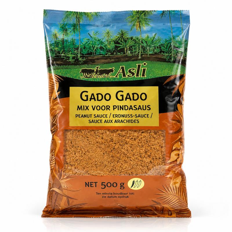 Asli Gado Gado Jordnötssås Mix 500g