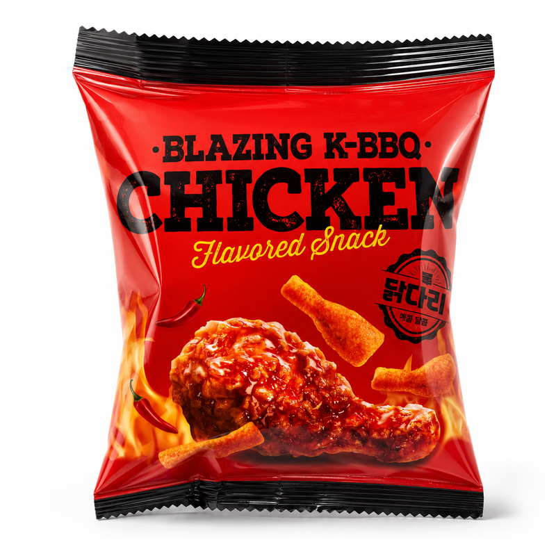 Chick Boy Blazing K-BBQ Chicken Snack 70g