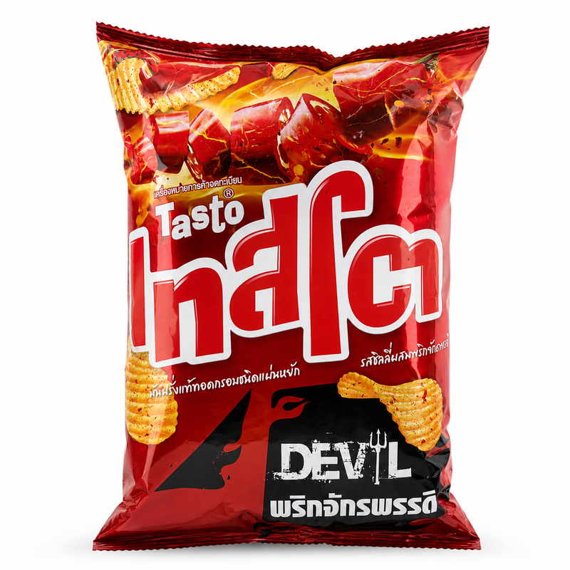 Tasto Potatischips Chili & Emperor Chili 69g