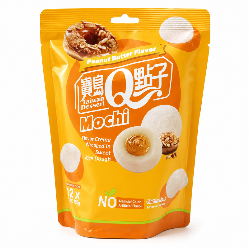 Royal Family Jordnötsmochi 180g