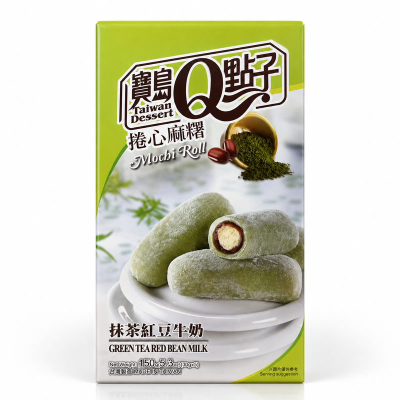 Royal Family Mochi Roll Matcha, Rödböna & Mjölk 150g