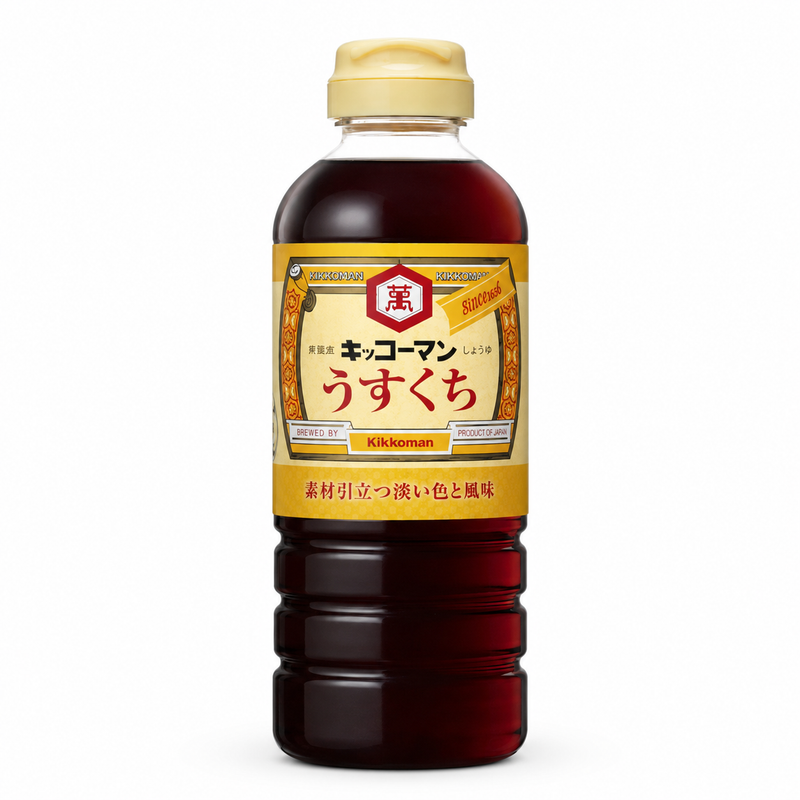 Kikkoman Usukuchi Shoyu 龟甲万淡口酱油 500ml