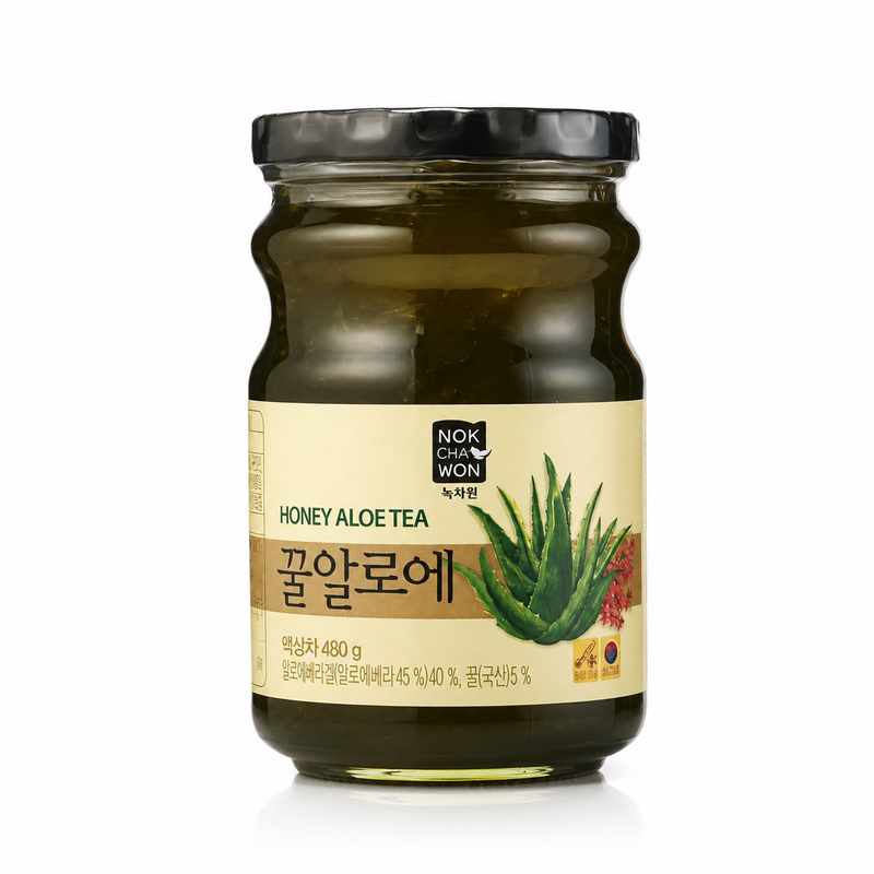Nokchawon Honungste med Aloe Vera 480g