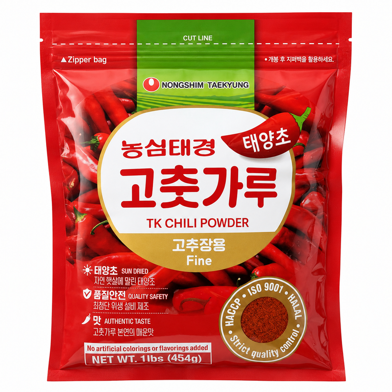 Nongshim TK Fint Koreanskt Chilipulver (Gochugaru) 454g