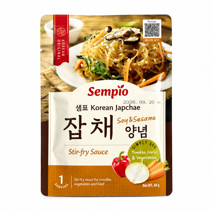 Sempio Japchae Woksås för Sötpotatisnudlar 60g