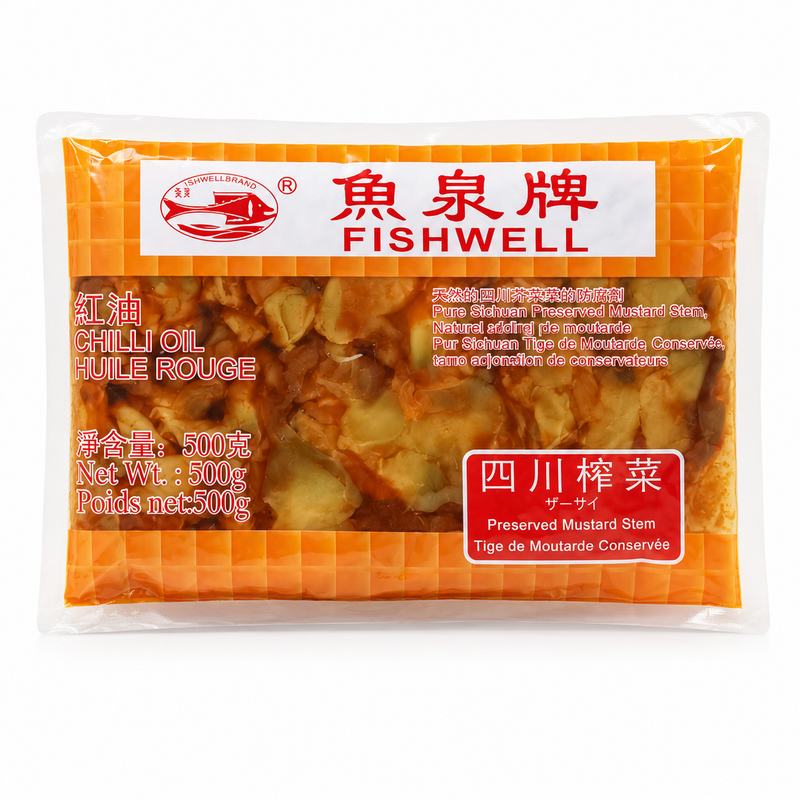 Fish Well Inlagda Senapsgrönsaker i Chiliolja 500g