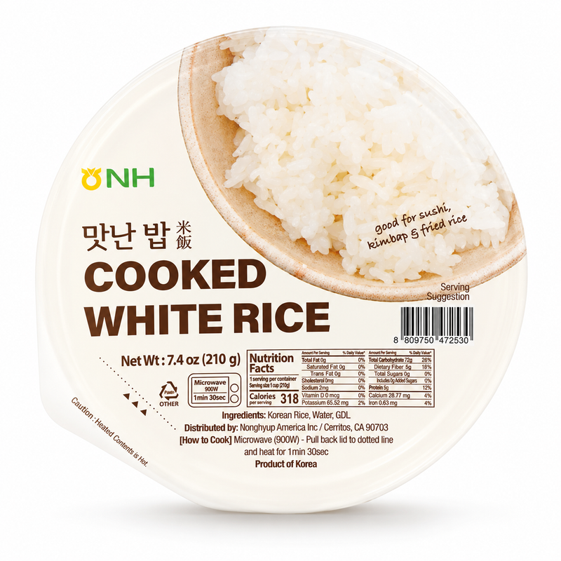 Nong Hyup Färdigkokt Vitt Ris 210g