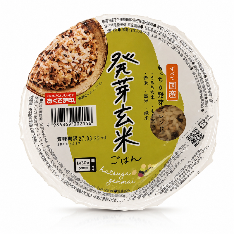 Kohnan Shokuryo Färdigkokt Groddat Fullkornsris 160g