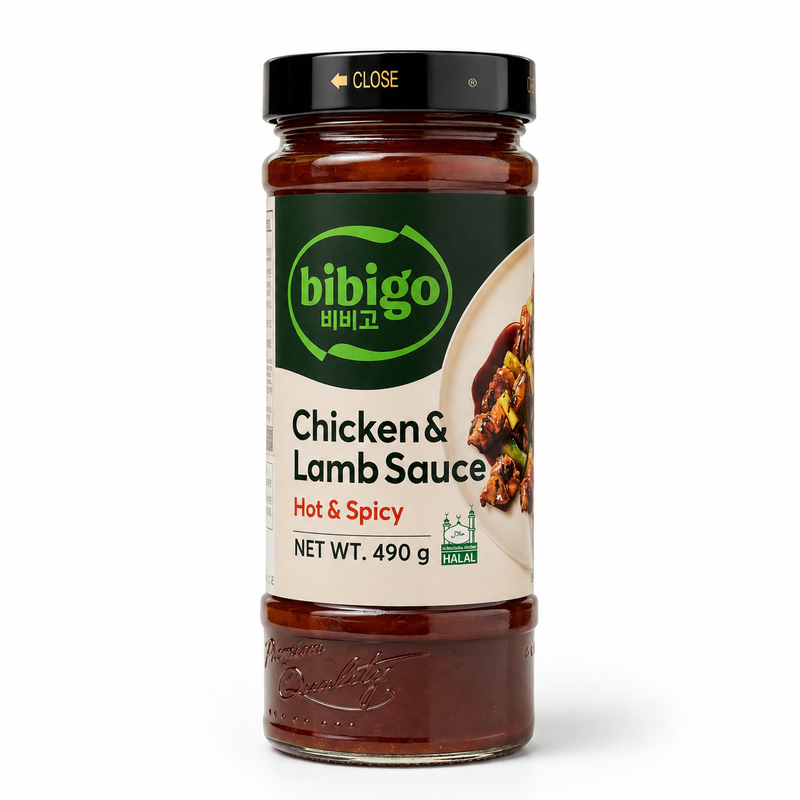 Bibigo stark sås till kyckling och lamm 490g