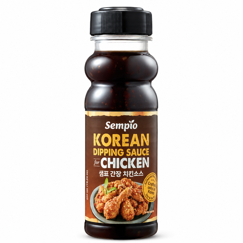 Korean Fried Chicken Sauce with Soy Sauce & Garlic - Korean-Style Soy Garlic Dipping Sauce 325g