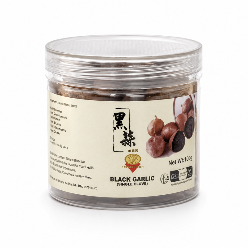 Golden Lion Fermenterad Svart Vitlök 100g