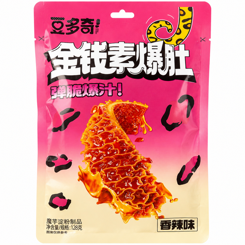 Dou Duo Qi Kryddiga Konjakstrimlor 128g
