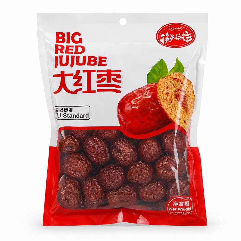 KLKW Stora Röda Jujube med Kärnor 454g