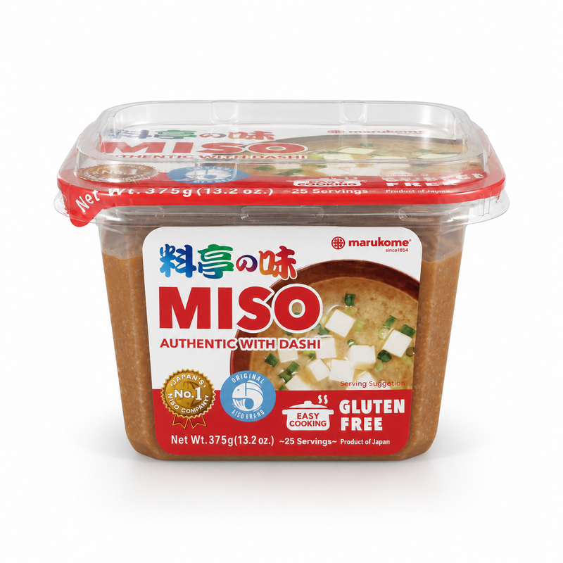 Marukome Gluten Free Miso Paste 丸米无麸质味噌酱 375g (最佳食用期：2023-01-12)