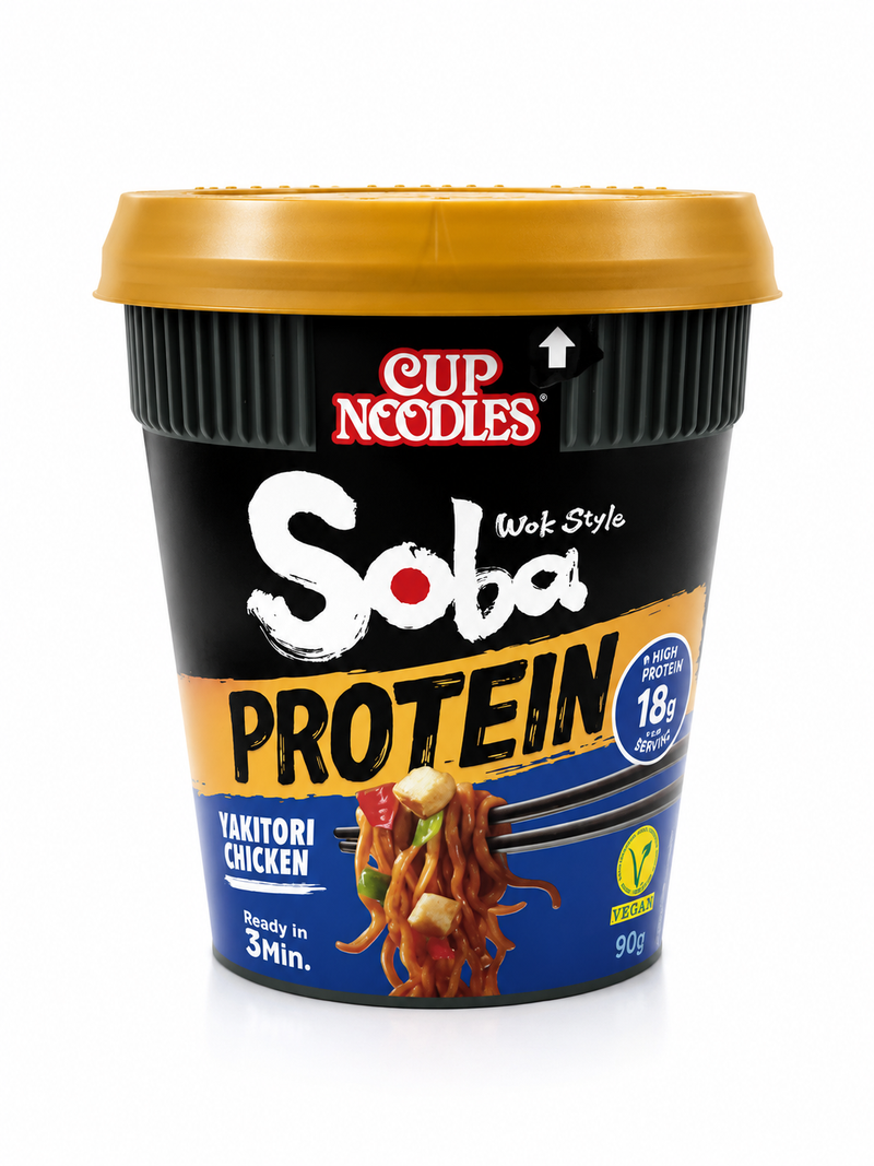 Nissin Cup Noodles Soba Protein Yakitori Chicken 90g