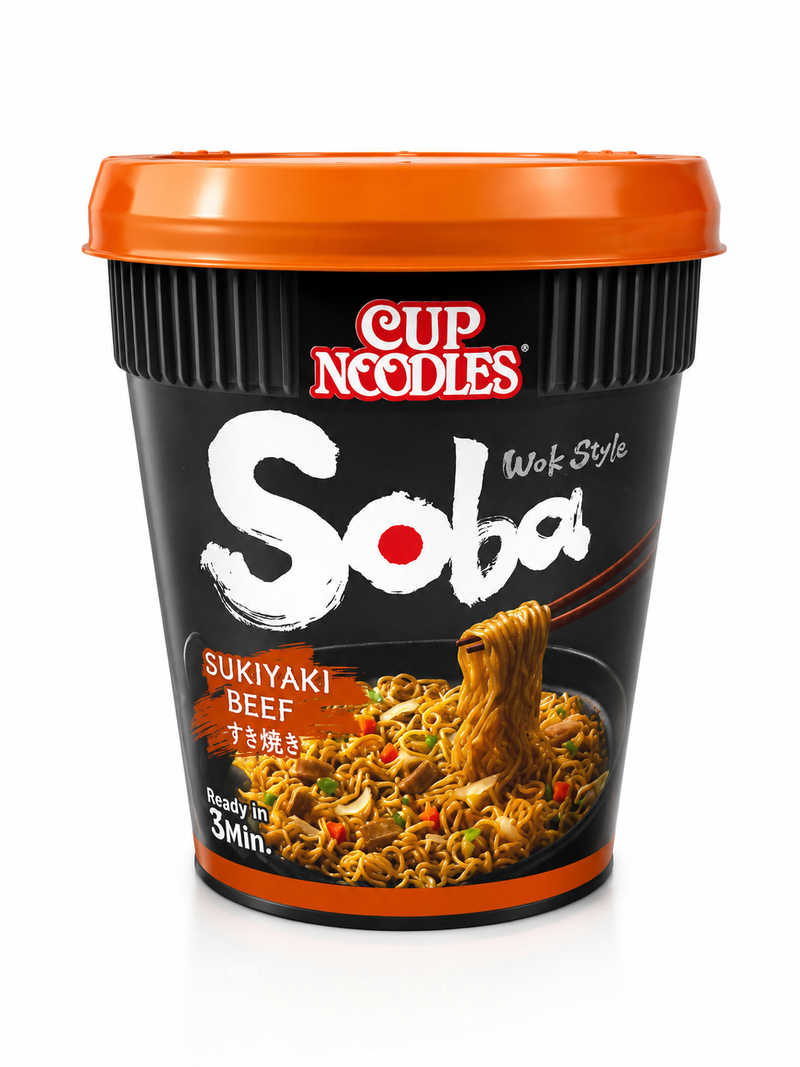 Nissin Cup Noodles Soba Sukiyaki Beef 89g