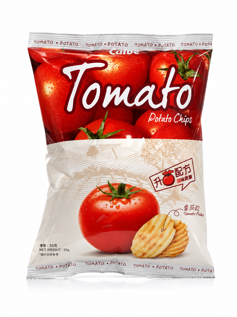 Calbee Tomatsmak Potatischips 55g