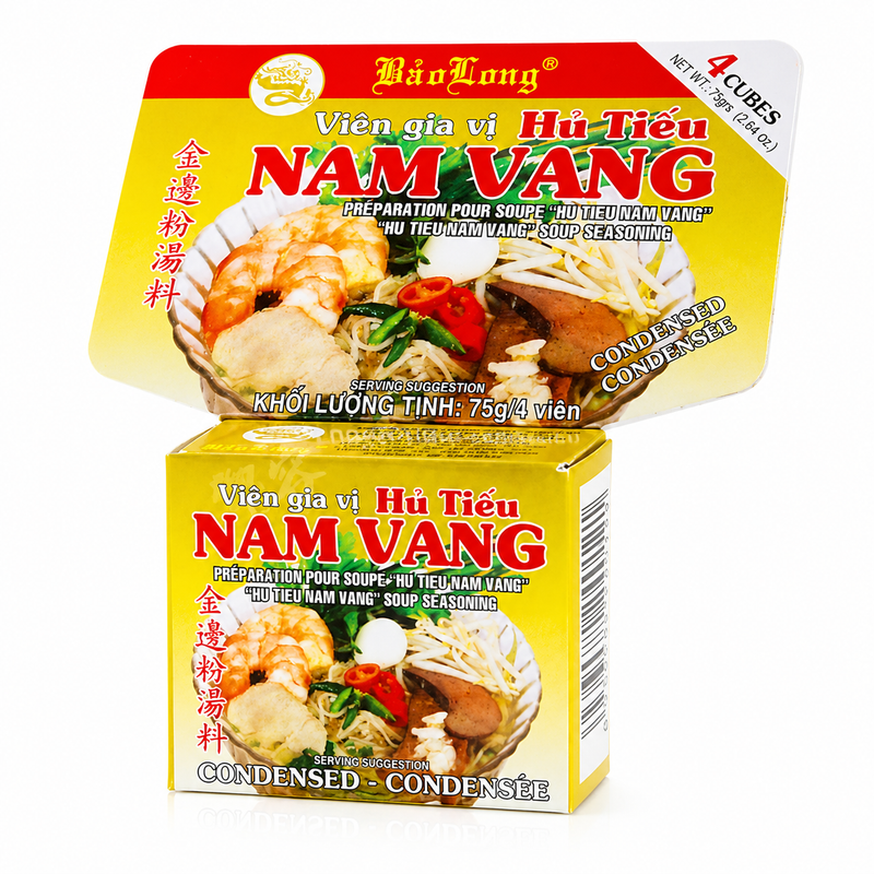 Bao Long Hu Tieu Nam Vang Buljongtärningar 75g