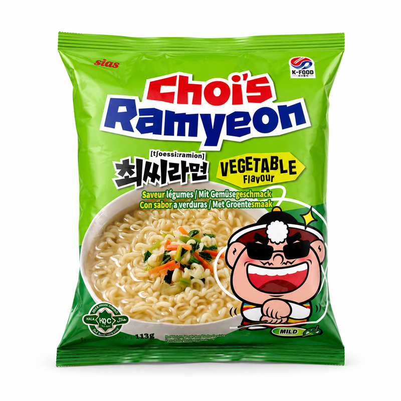 Sias Choice Ramyeon Instantnudlar Grönsakssmak 113 g