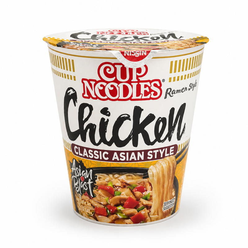 Nissin Cup Noodles Kycklingsmak Classic Asian Style 63g