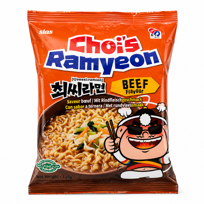 Sias Choice Ramyeon Instantnudlar Nötköttssmak 113g
