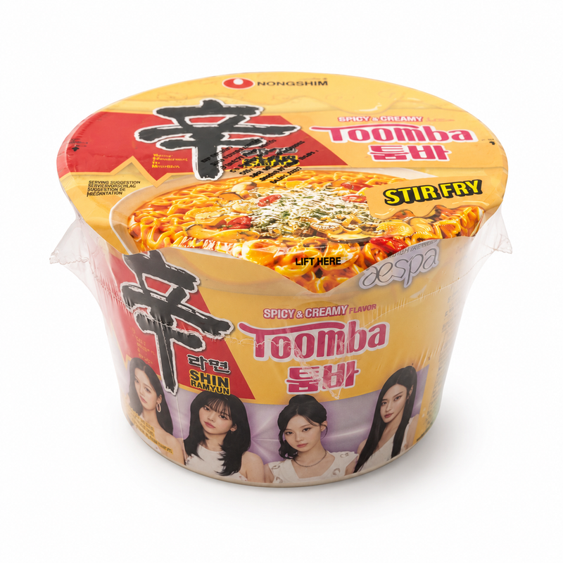 Nongshim Shin Toomba Stir Fry Cup Kryddig & Krämig 113g