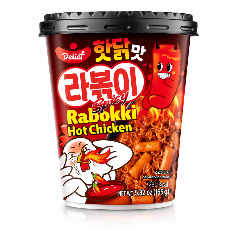 Delief Rabokki Stark Kycklingsmak Cup 165g