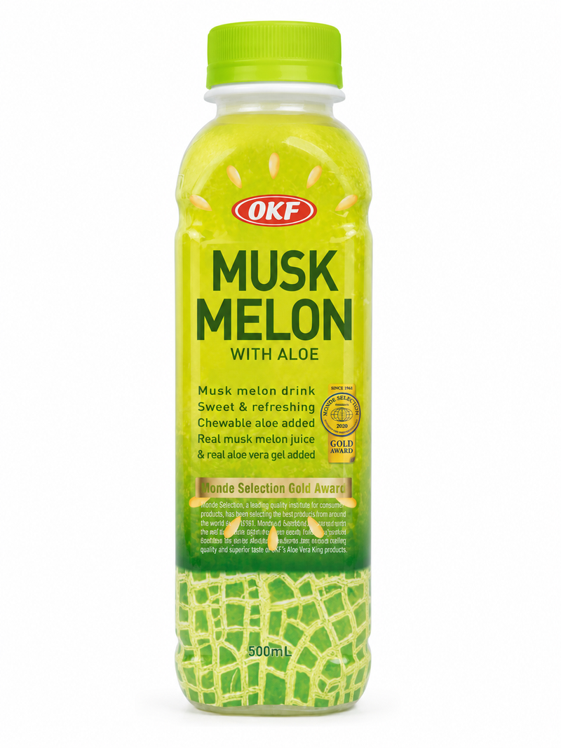 OKF Musk Melon Dryck med Aloe Vera 500ml
