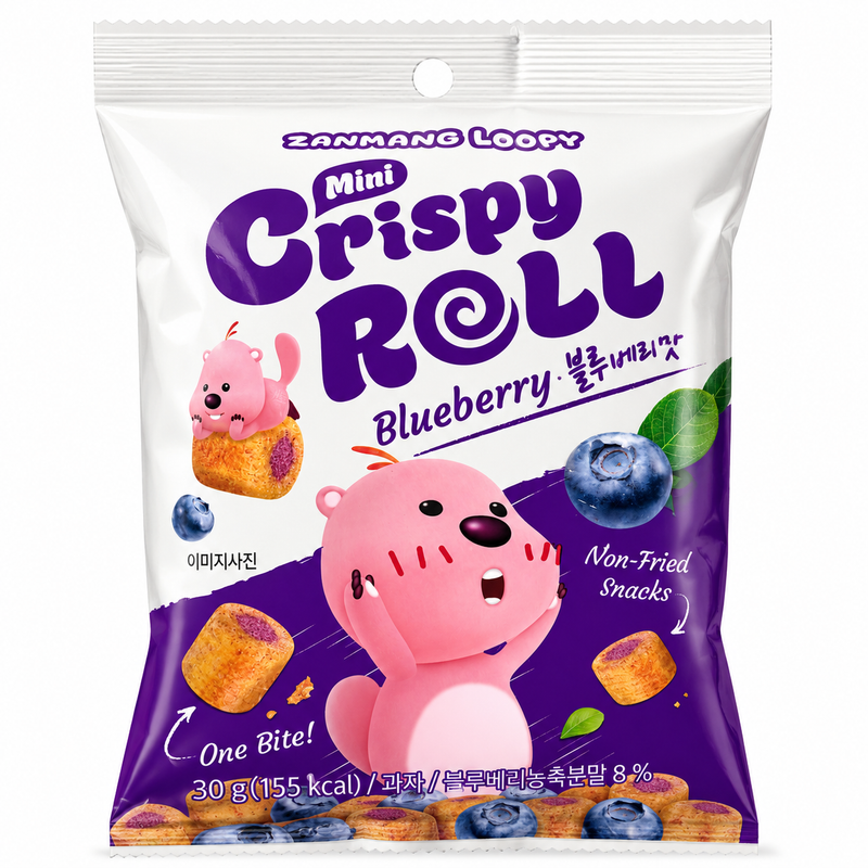 ZANMANG Loopy Krispig Blåbärsgrynsbar 30g