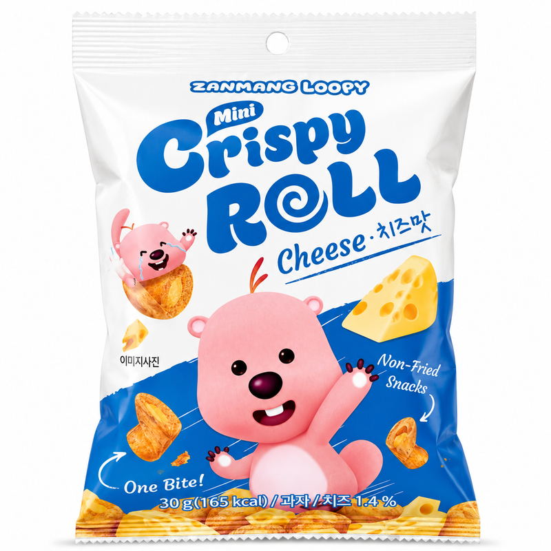 ZANMANG Loopy Krispig Ostgrynsbar 30g