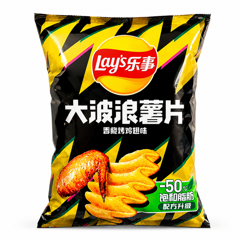 Lay's Wave Potatischips Rostad Kycklingvinge 70g