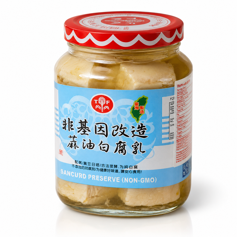Tian Fu Brand Sesame Oil Flavour White Fermented Bean Curd 300g
