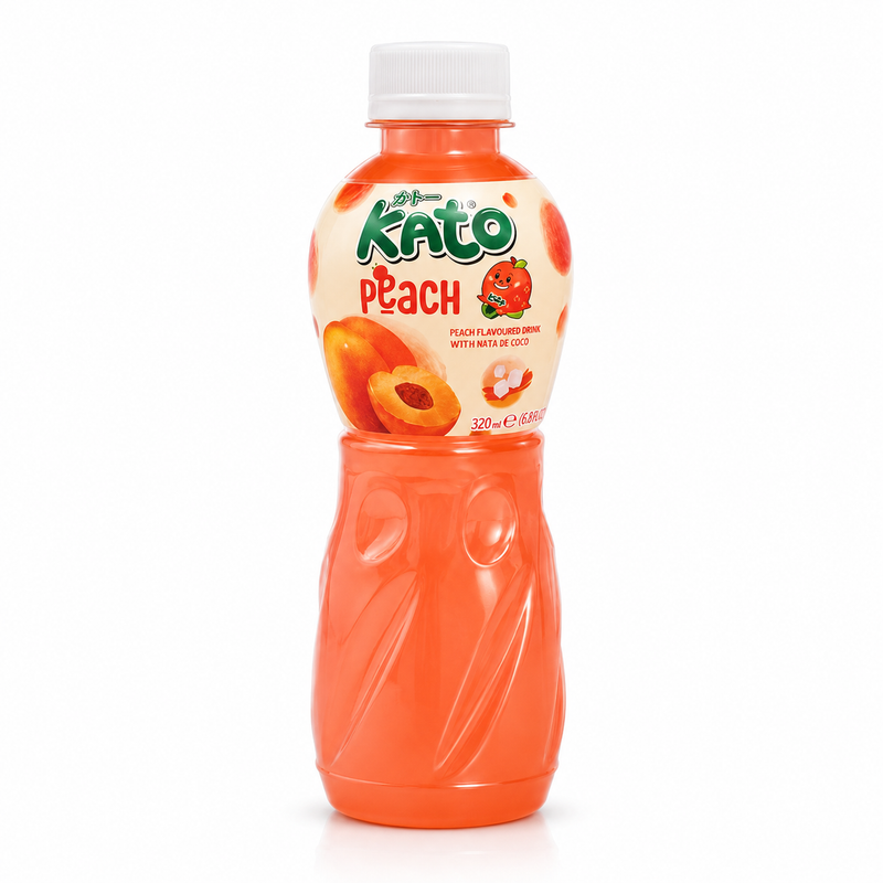 Kato Persika Nata de Coco-dryck 320ml