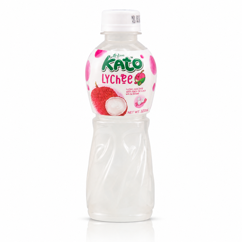 Kato Litchi Nata de Coco-dryck 320ml