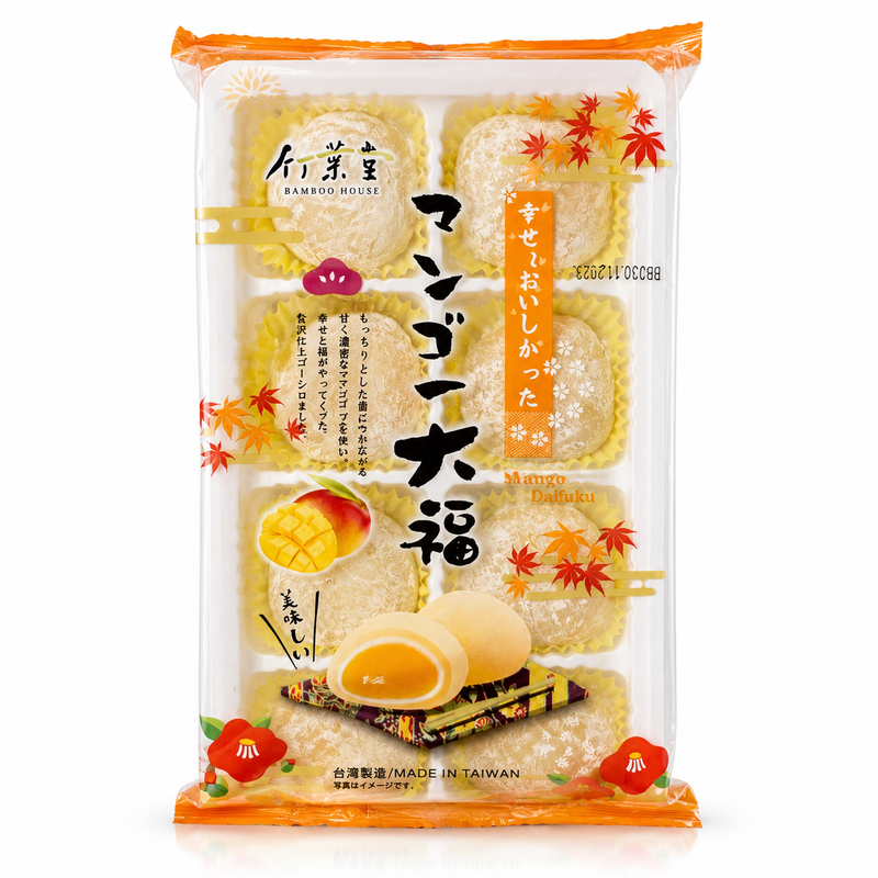 Bamboo House Fruktig Mochi med Mangosmak 216g