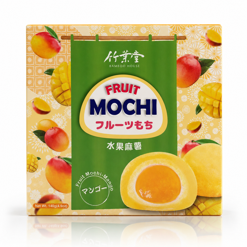 Bamboo House Fruktig Mochi med Mangosmak 140g